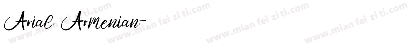 Arial Armenian字体转换